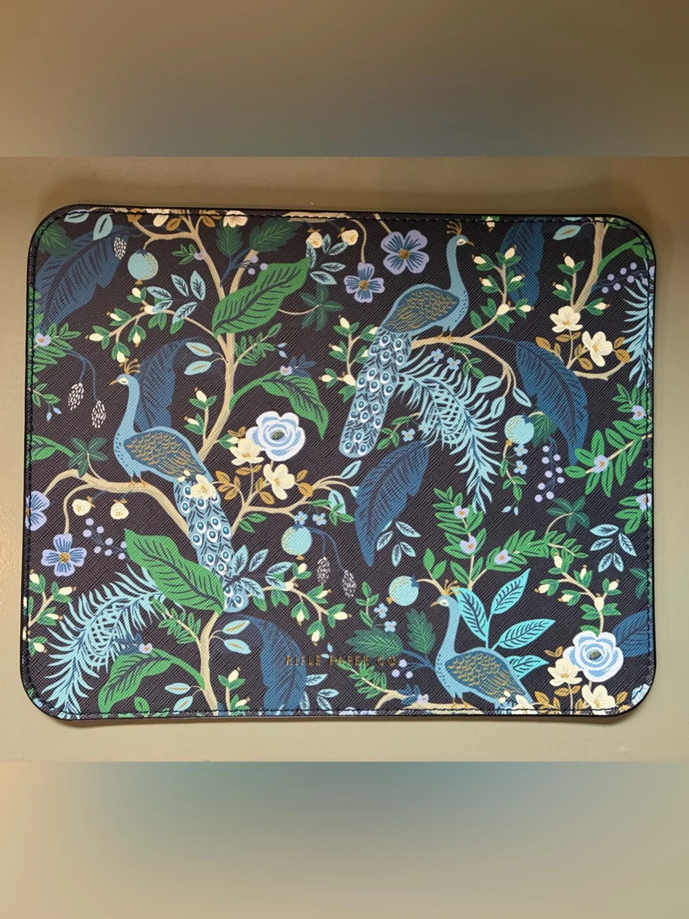 Rifle Paper Co Mousepad in Peacock - Picture 2 of 2